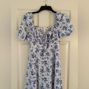 Floral Puff Sleeve Dress